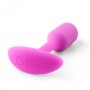 B-vibe - snug butt plug 1 fuchsia