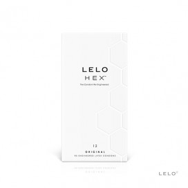 Тонкие и прочные презервативы 12 шт - Lelo Hex