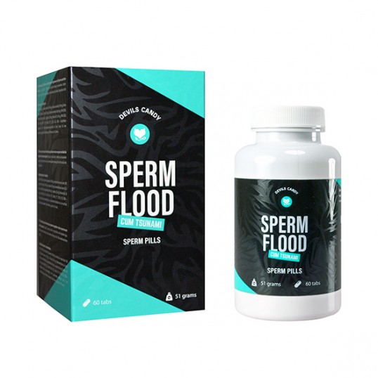 Pills to increase the amount of sperm 60 pcs - Sperm Flood - Devils Candy