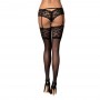 Obsessive - letica stockings black l/xl