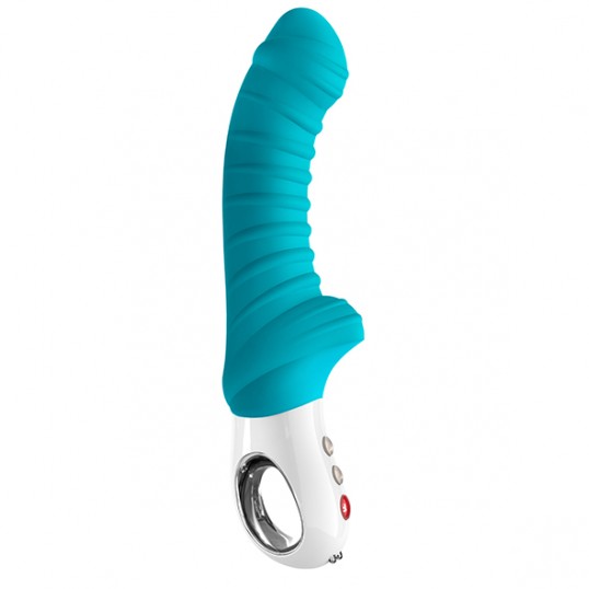 Dual vibrator with texture - Fun factory - Tiger Blue