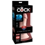 Trīskāršā blīvuma dildo 15cm - KING COCK
