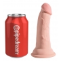 Trīskāršā blīvuma dildo 15cm - KING COCK