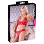 Pitsiline pesukomplekt xl punane cottelli collection lingerie