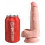 Kolmekordse tihedusega dildo 17,8 cm - KING COCK