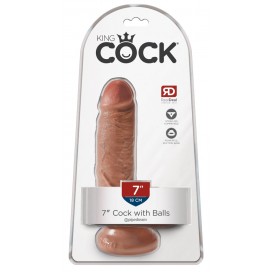 Dildo ar piesūcekni 18cm - King Cock