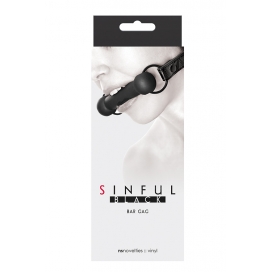 Sinful bar gag black