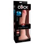 Trīskāršā blīvuma dildo 24cm - KING COCK