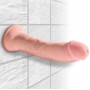 Trīskāršā blīvuma dildo 24cm - KING COCK