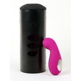 Pāru komplekts ar masturbatoru un vibratoru - Titan & cliona