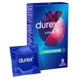 Презервативы с удобной формой для надевания 8 шт - Durex Love