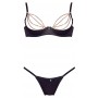 Avatud kettidega pesukomplekt 85b/l must cottelli collection lingerie