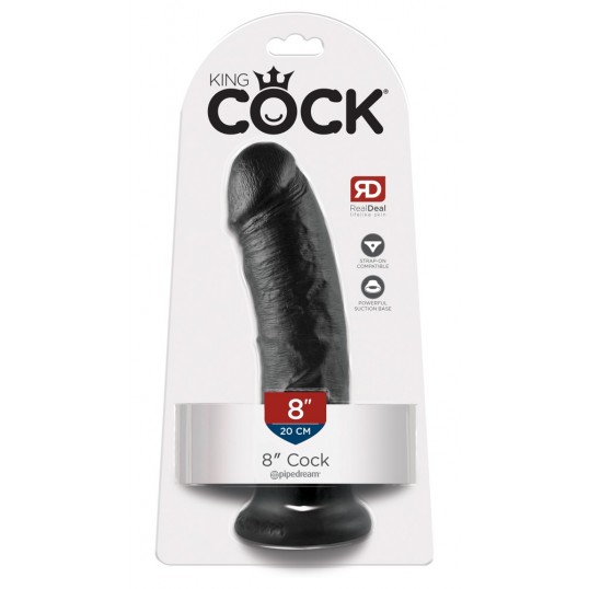 King cock 8 inch black