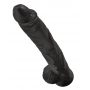 King cock 14" cock w balls dar