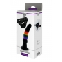 Dildo ar strap-on varavīksnes krāsā