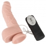 Vibrējošs dildo ar tālvadības pulti 20cm - Medical silicone