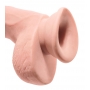 Trīskāršā blīvuma dildo ar Sēkliniekiem 24,1cm - King Cock