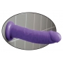 Dildo ar piesūcekni 21,6cm violets - Dillio