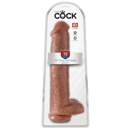 Dildo munanditega 38cm - King Cock