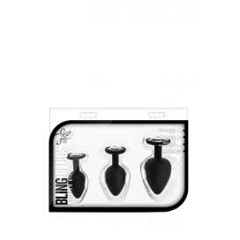 Anālo aizbāžņu komplekts - Luxe bling plugs training kit