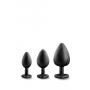 Anālo aizbāžņu komplekts - Luxe bling plugs training kit