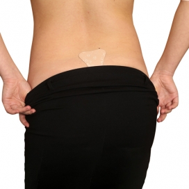 Bye bra - adhesive thong lace nude one size
