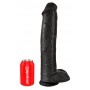 Munanditega dildo 38cm must - King Cock