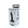 Dubultā blīvuma dildo 13cm melns - Solid love