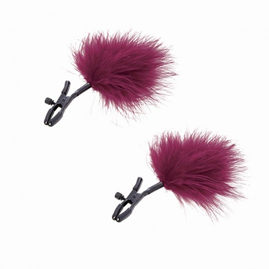 S&m - enchanted feather nipple clamps