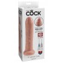 Reālistisks dildo ar kustīgu priekšādu 18cm - KING COCK