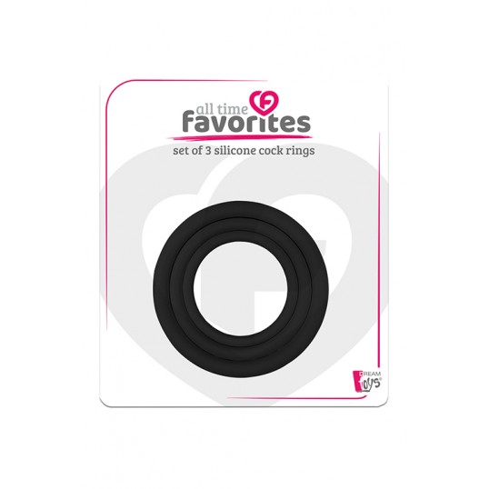 All time favorites 3 silicone cockrings