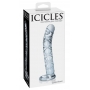 Stikla dildo caurspīdīgs - Icicles no. 60