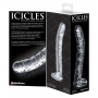 Stikla dildo caurspīdīgs - Icicles no. 60