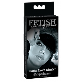 Acu aizsegs satīna melns fetish fantasy series limited edition
