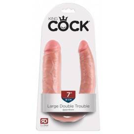 Dubults dildo 43cm - KING COCK