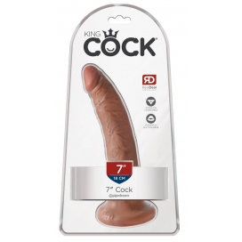 Realistlik dildo 17,8 cm nahavärvi - KING COCK