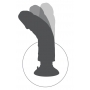 Телесный вибратор со съемной присоской 30cm vibrating cock