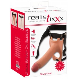 Strap-on dildo ar dobu vidu un biksītem - realistixxx