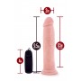 Vibreeriv dildo puldiga 24cm ihuvärvi - dr. skin dr. throb