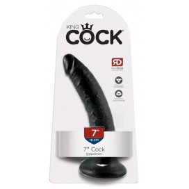 Imitatsioon peenisega iminapaga 20cm must - King Cock