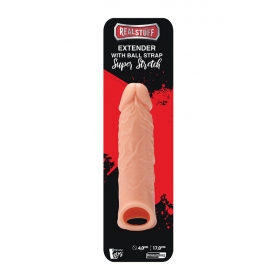 Dzimumlocekļa uzmava - pagarinātājs realstuff 17cm