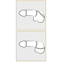 Набор эрекционных колец под металл Metallic Silicone Cock Ring Set, серебристый
