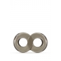 Stay hard cock ring and ball strap black