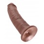 Imemiskupuga dildo 24cm pruun - King Cock