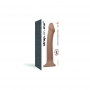 Südamekujulise iminapaga dildo 19,8cm ihuvärvi L - Strap-on-me