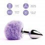 Feelztoys - bunny tails butt plug purple