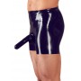 Men's latex briefs black m