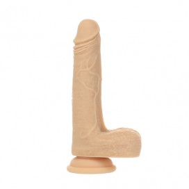 Pöörlev, vibreeriv ja tõukav dildo 19cm - Naked addiction