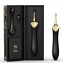 Vibrator with 3 attachments - Zalo - bess obsidian black