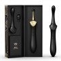 Vibrator with 3 attachments - Zalo - bess obsidian black